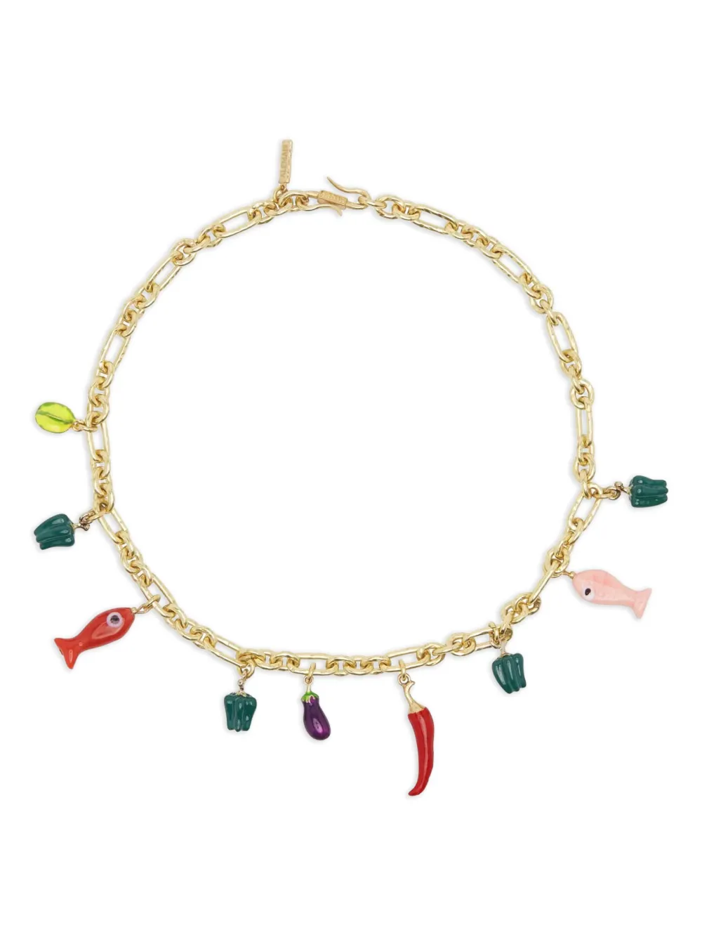 ALEMAIS collar de cadena con dije | dorado | Image 1