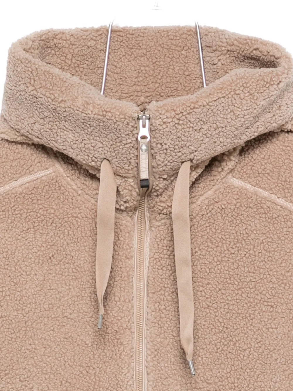 Parajumpers Fleece Zip-up Hoodie In Brown