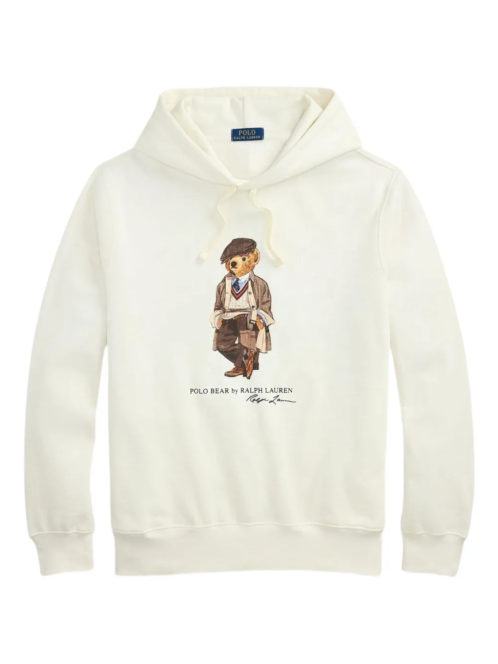 Polo Ralph Lauren graphic-print hoodie Beige
