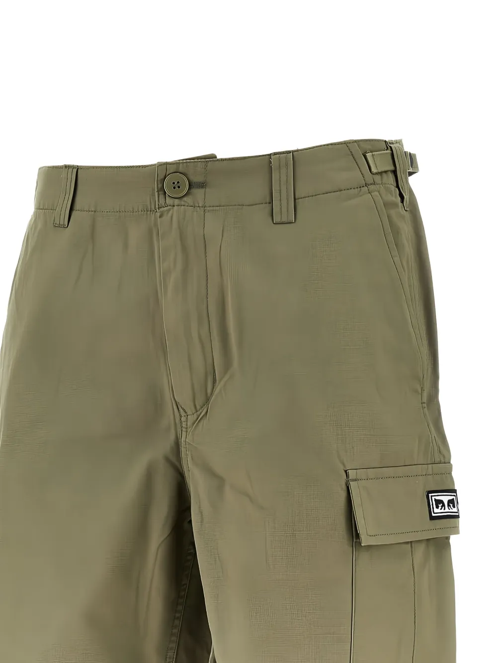 Obey cotton bermuda shorts - Beige