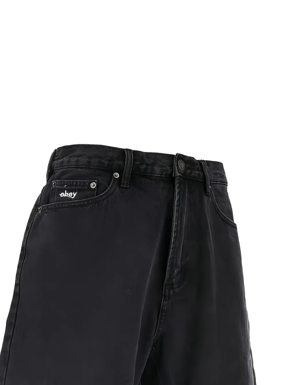 Obey logo-print shorts | Denim Shorts | Image 2