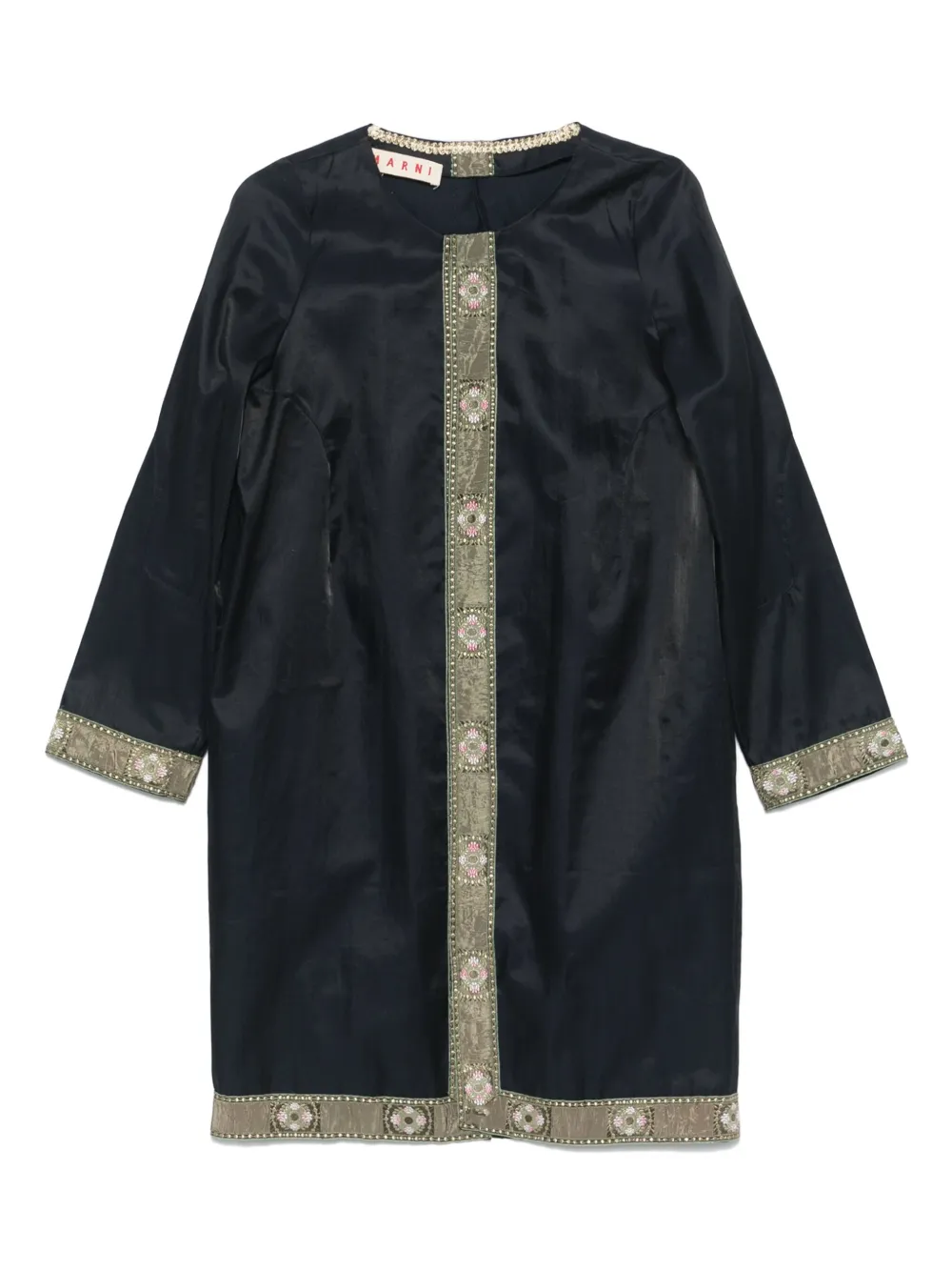 Marni Pre-Owned 2000s contrast-border tunic top | Blue | Image 1