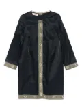 Marni Pre-Owned 2000s contrast-border tunic top - Blue