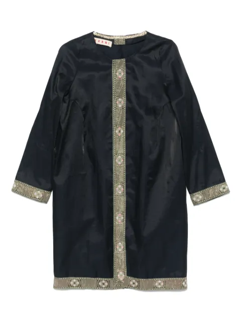 Marni Pre-Owned 2000s contrast-border tunic top