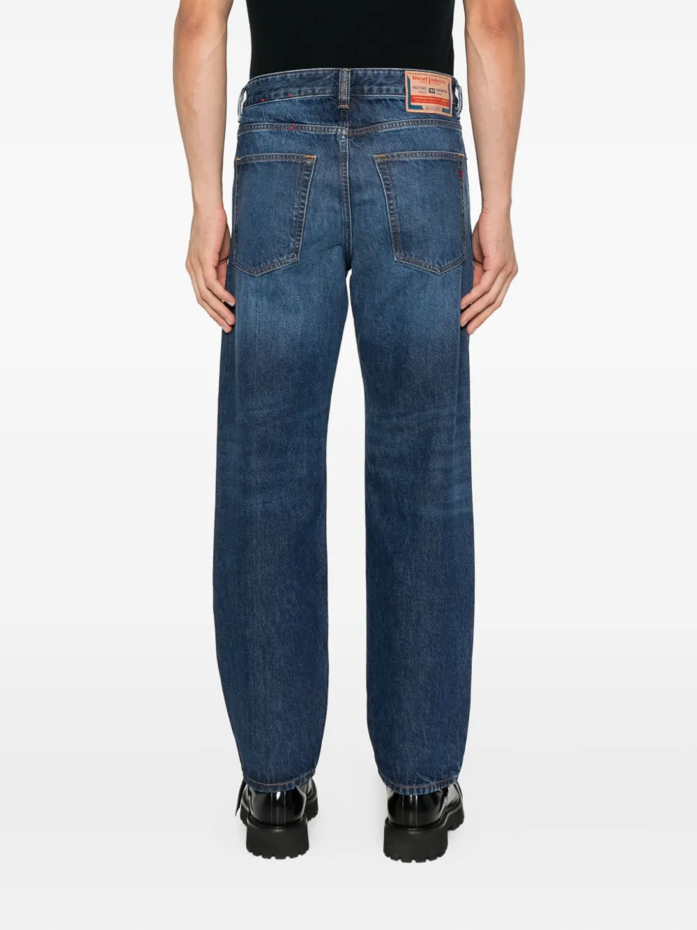 Diesel Straight jeans Blauw