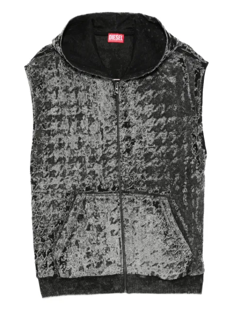 Diesel chaleco con capucha y cierre