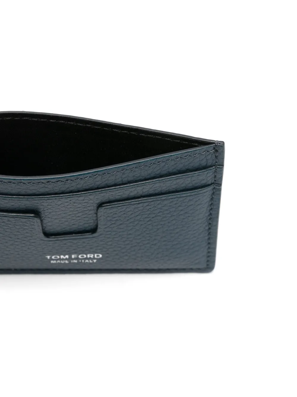 TOM FORD leather card holder Blauw
