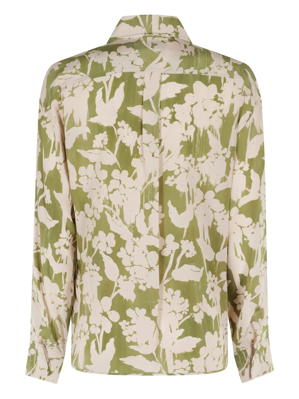 Victoria Beckham floral-print shirt - Groen