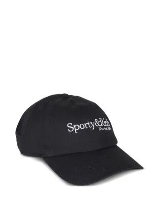 Sporty & Rich/スポーティ&リッチ HWCNYキャップ ブラック Sporty & Rich Hwcny キャップ | ブラック | FARFETCH JP