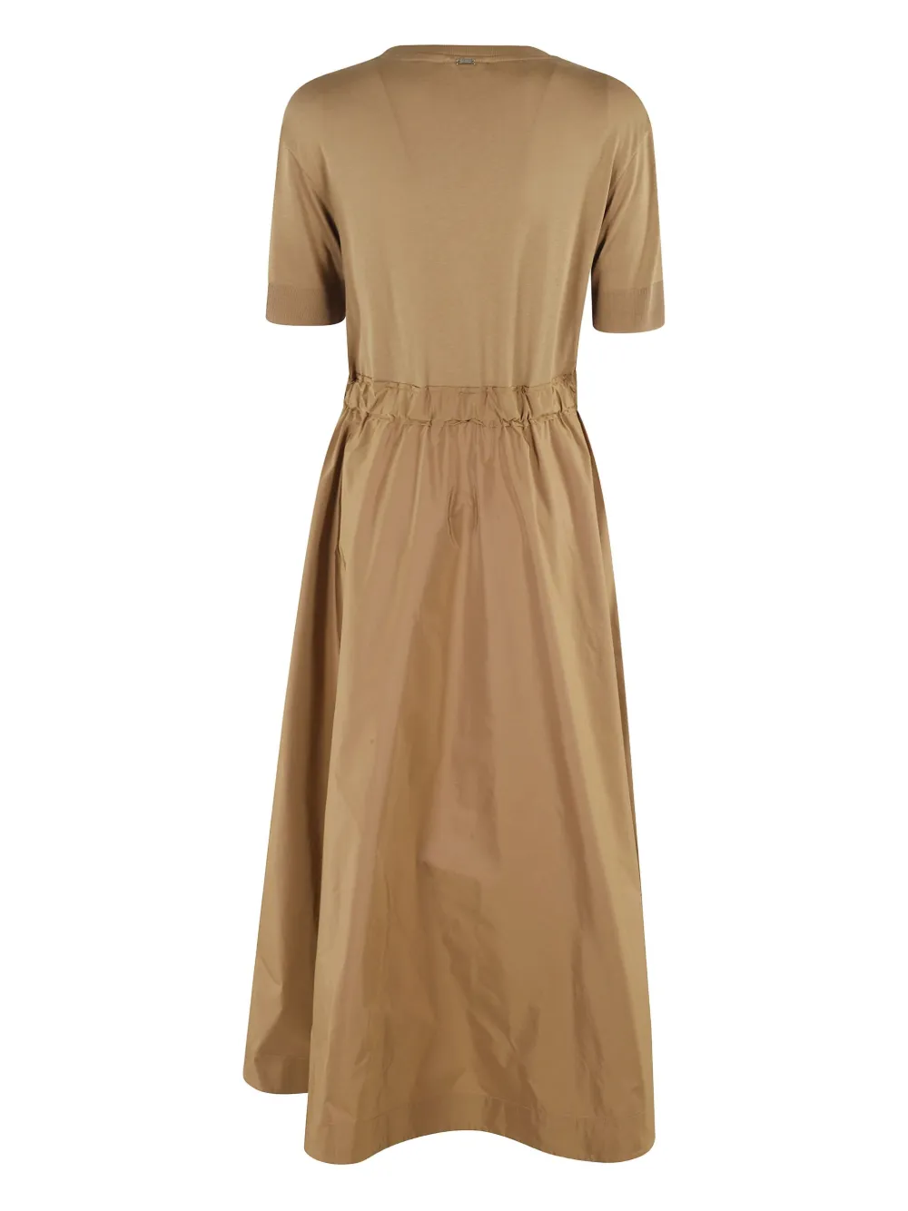 Herno drawstring midi dress - Bruin