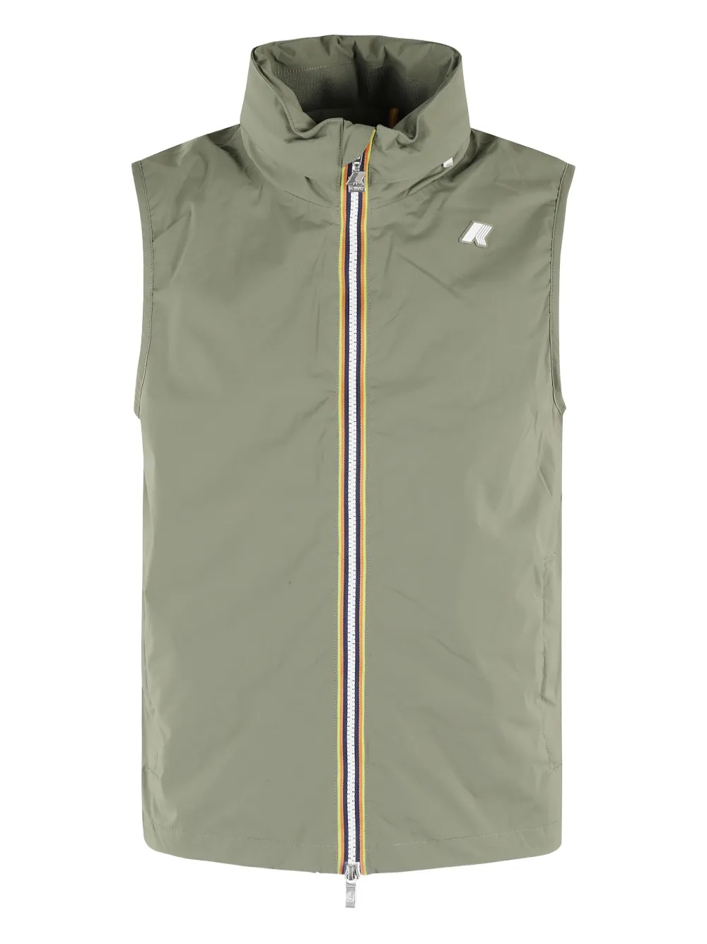 K-Way Valen zip-up gilet | Green | Image 1