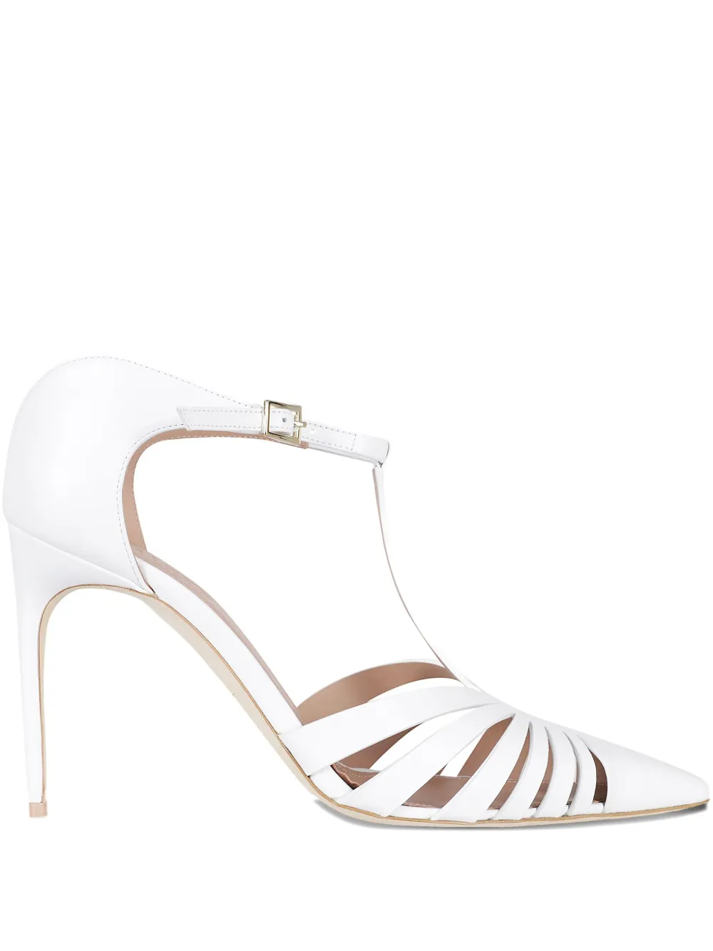 Malone Souliers 90mm Jennifer pumps White
