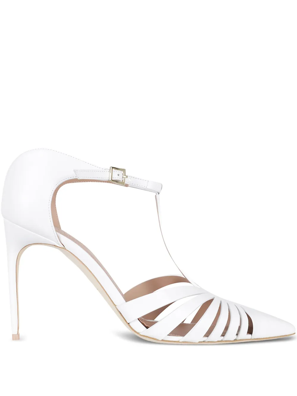 Malone Souliers 90mm Jennifer pumps White