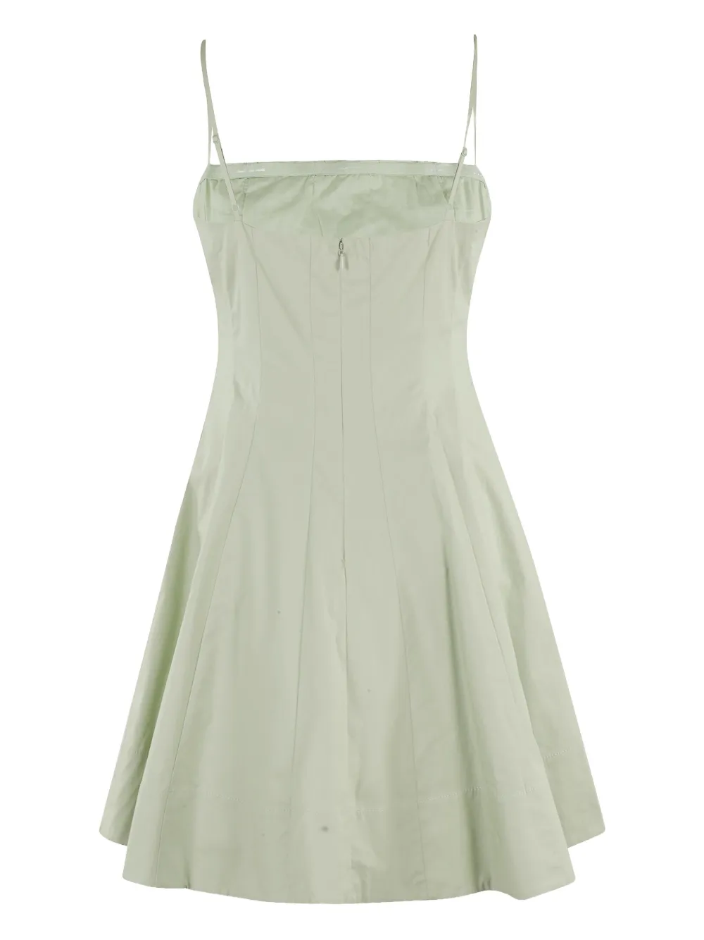 STAUD spaghetti-strap dress - Groen