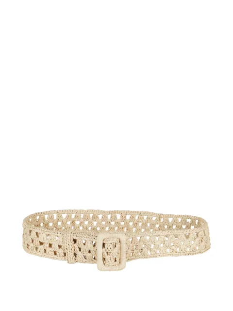 Manebi raffia belt
