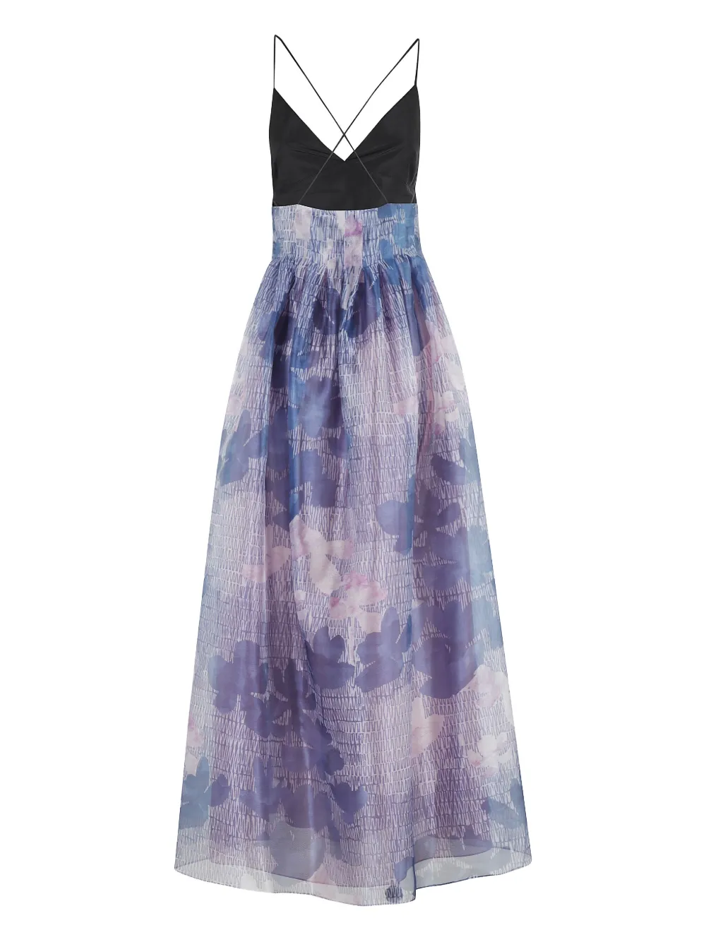Emporio Armani floral-print dress - Paars