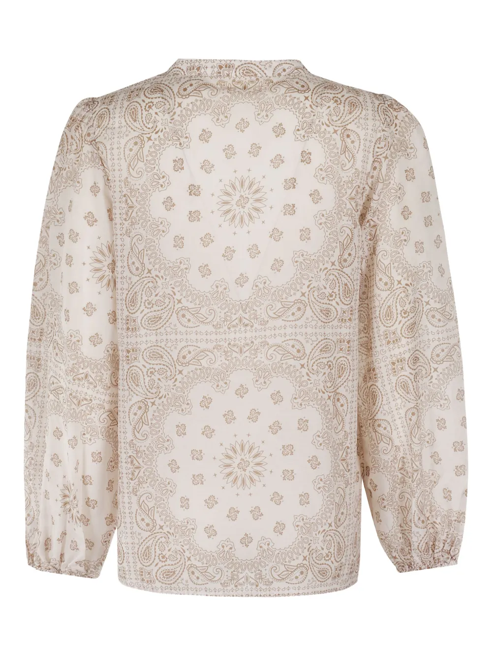 MC2 Saint Barth paisley-print blouse - Beige