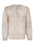 MC2 Saint Barth paisley-print blouse - Neutrals