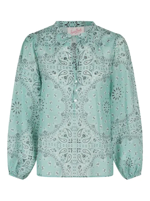 MC2 Saint Barth blusa con estampado de cachemira