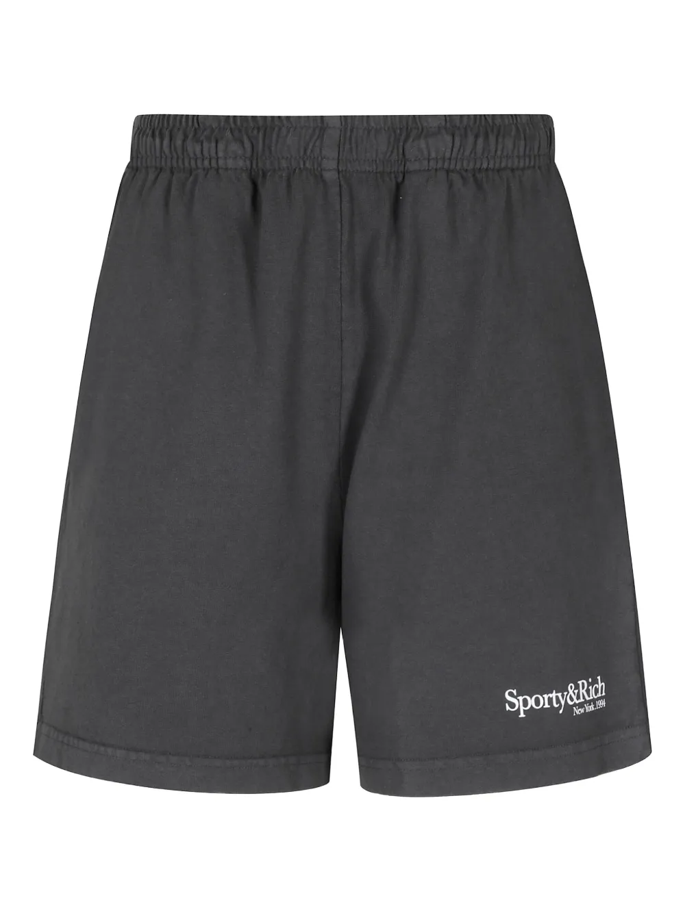 Sporty & Rich cotton shorts Zwart