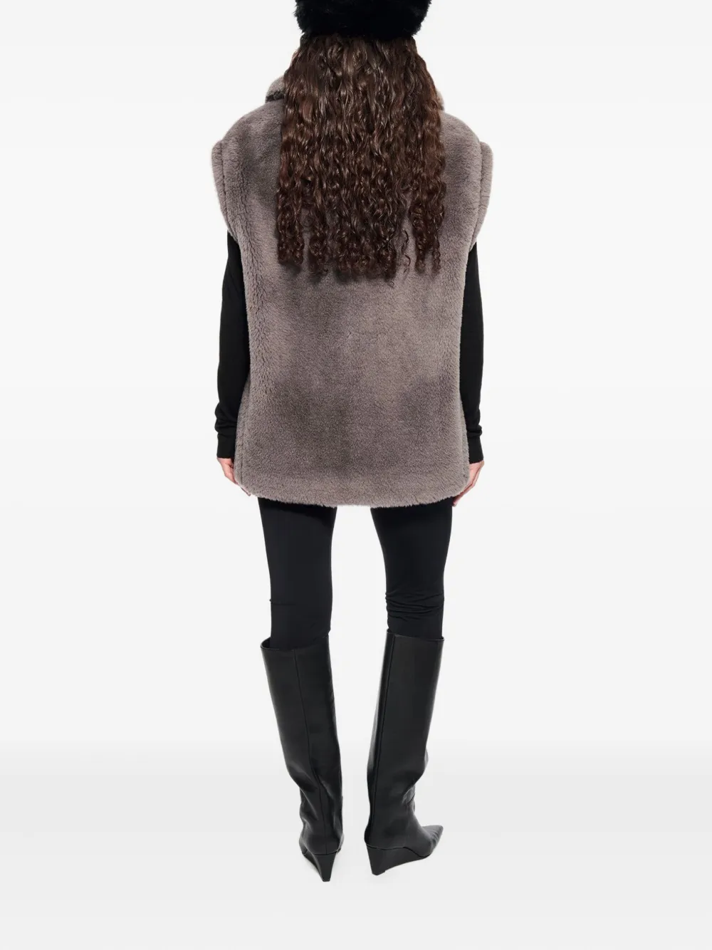 Stand Studio Structured Grey Jacket With Classic Silhouette In Multi
