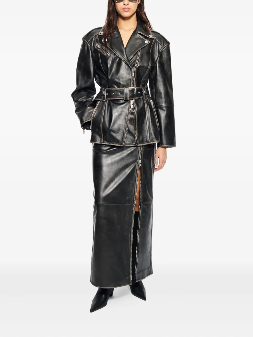 STAND STUDIO Leona leather biker jacket | Biker Jackets | Image 2