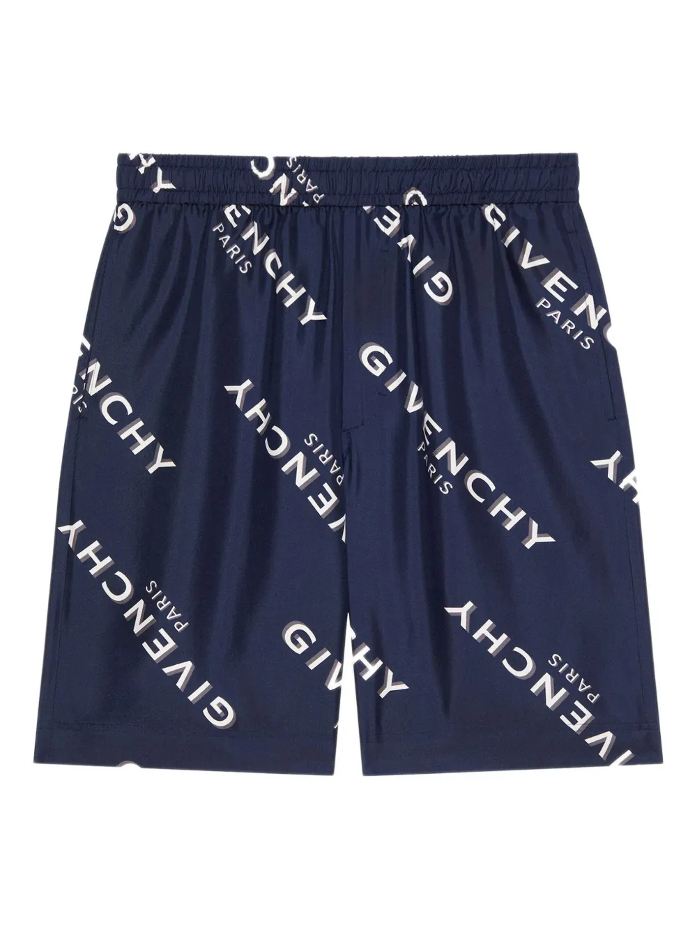 Givenchy logo-print shorts | Blue | Image 1