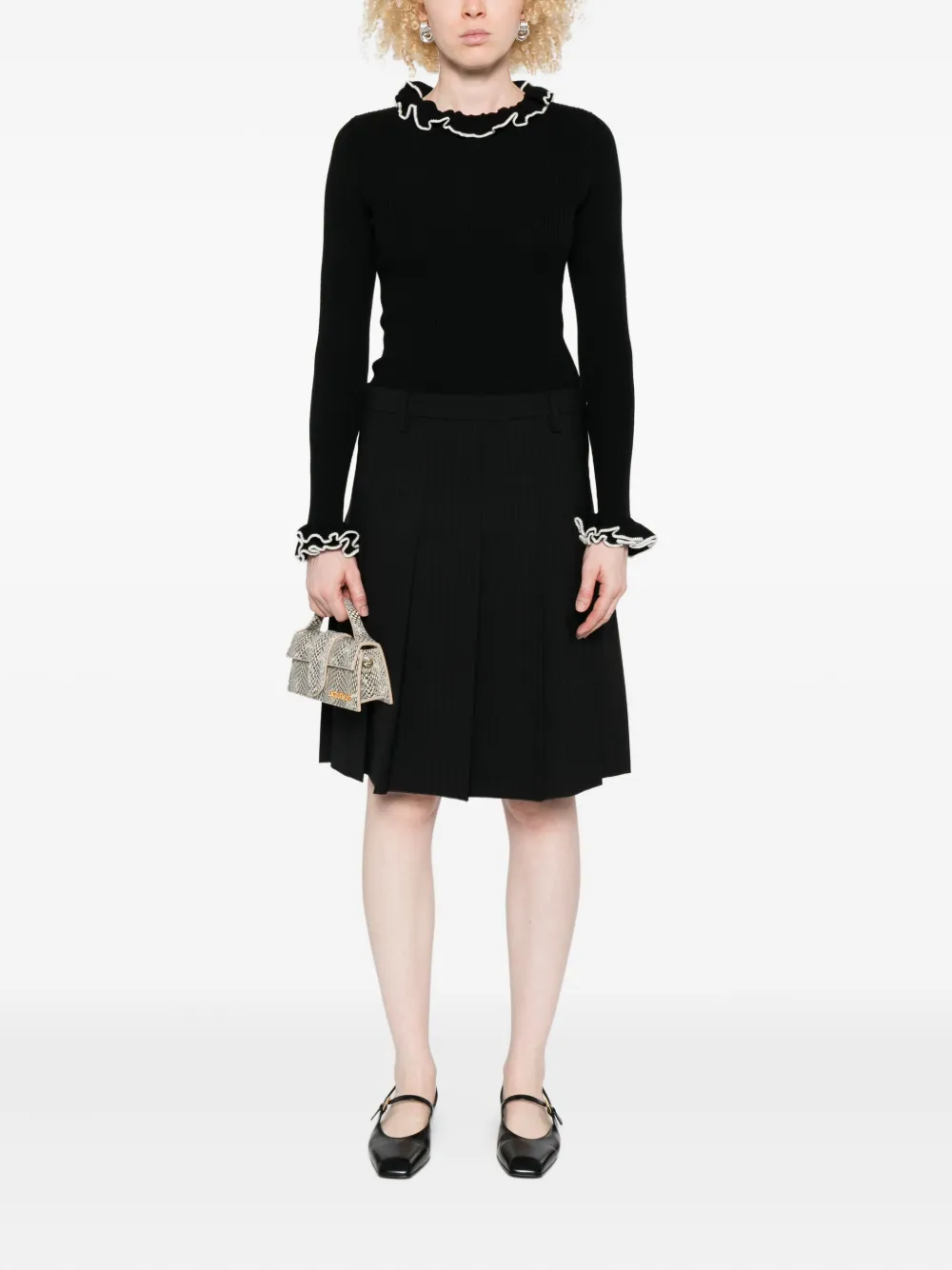 Valentino Garavani virgin wool knitted top | Knitted Tops | Image 2