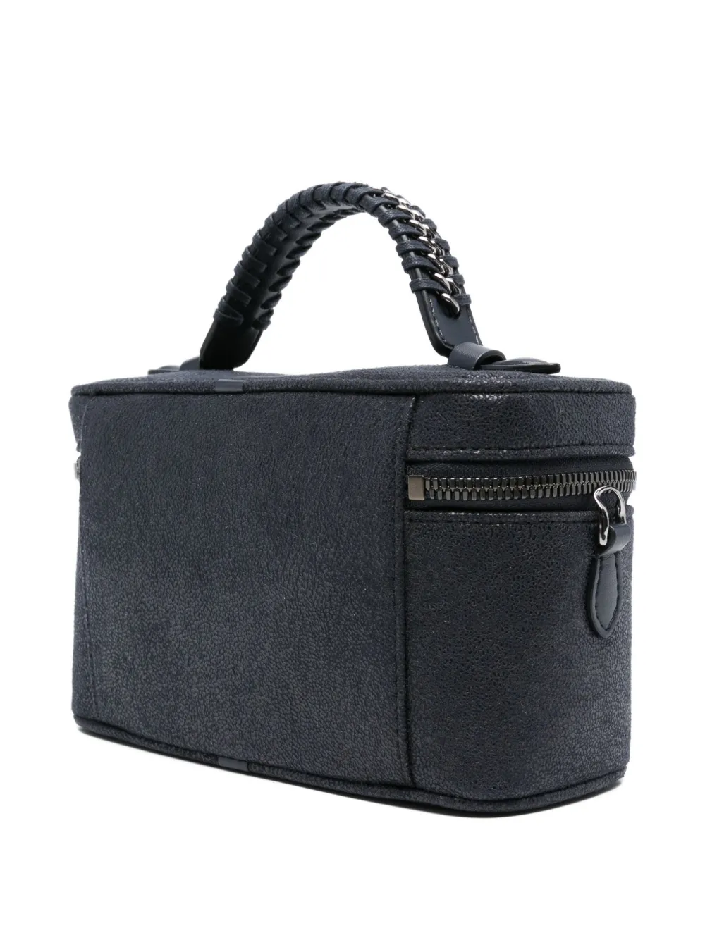 Stella McCartney braided-handle zip tote bag Blauw