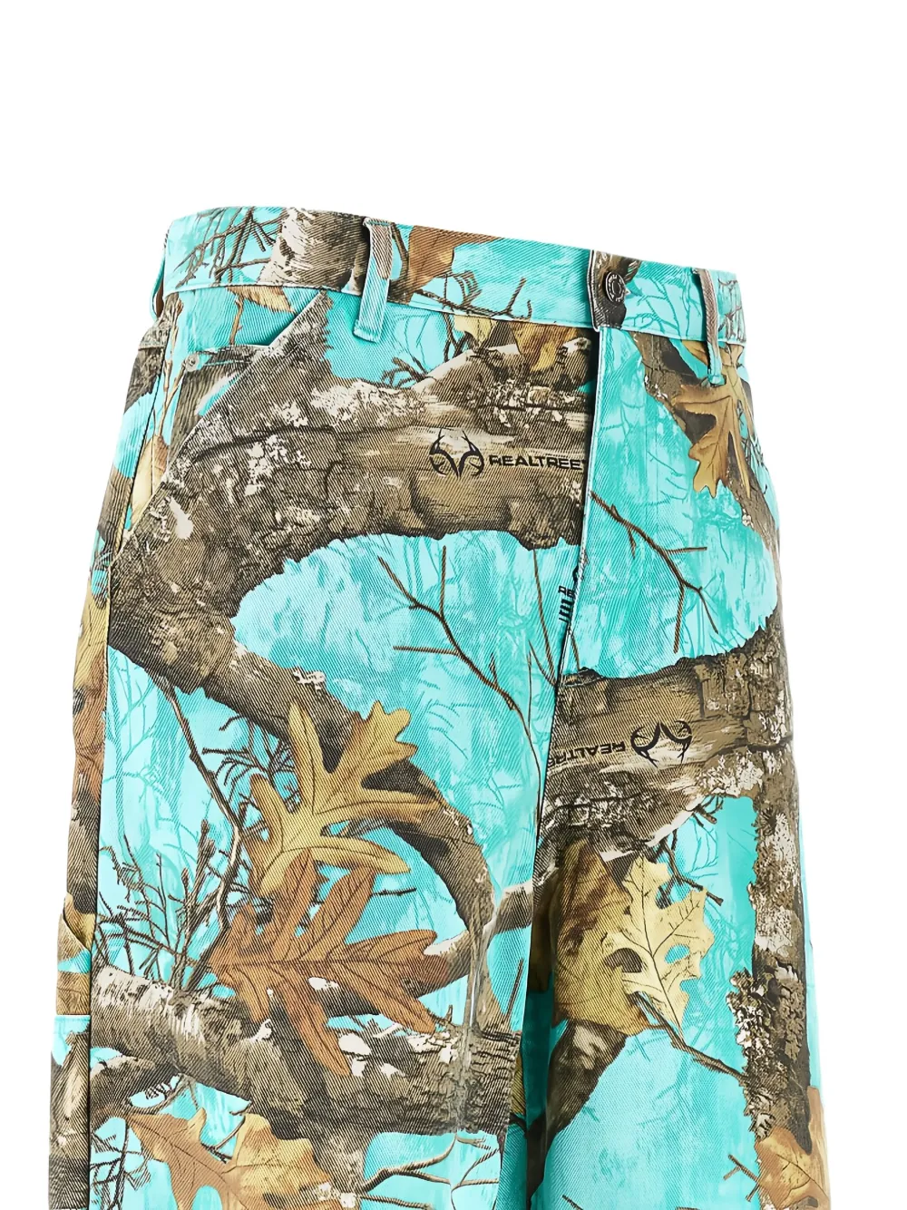 Awake NY printed shorts - Blauw