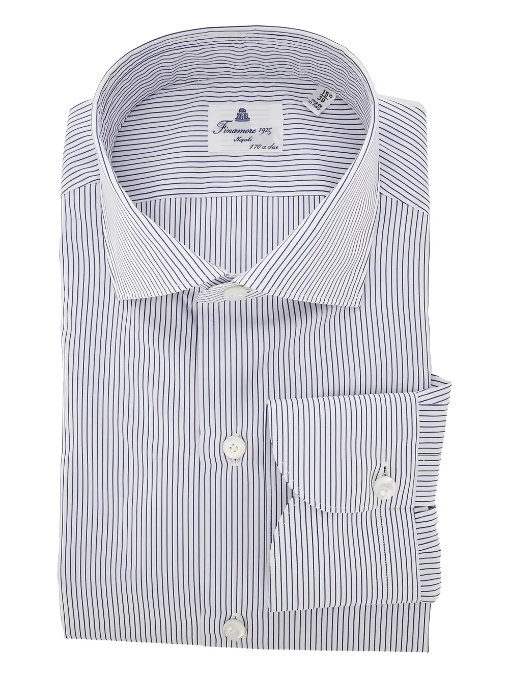 Andrea Finamore striped shirt | Grey | Image 1