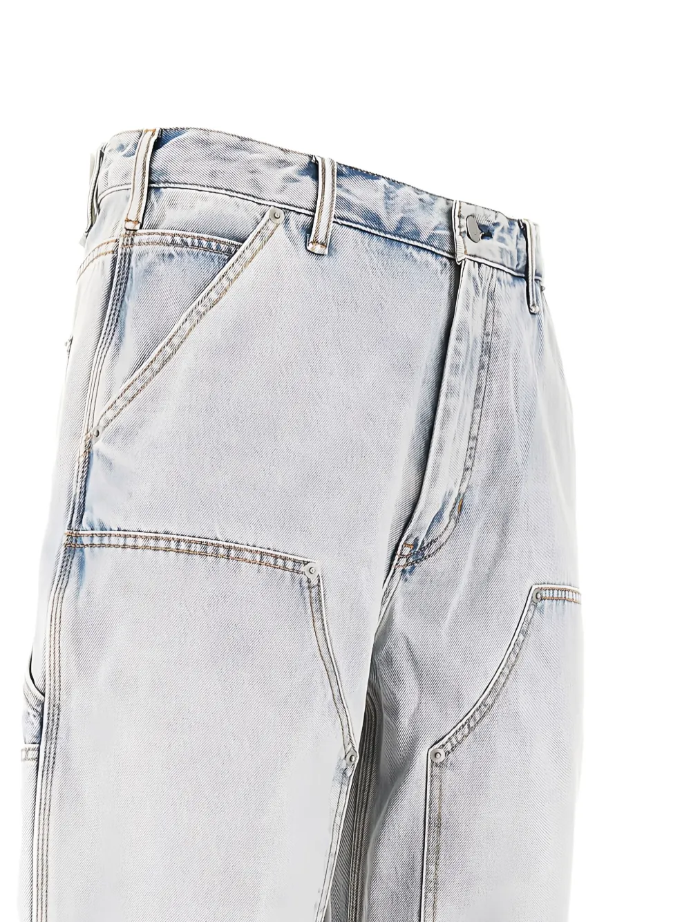 This Is Never That panelled jeans - Blauw