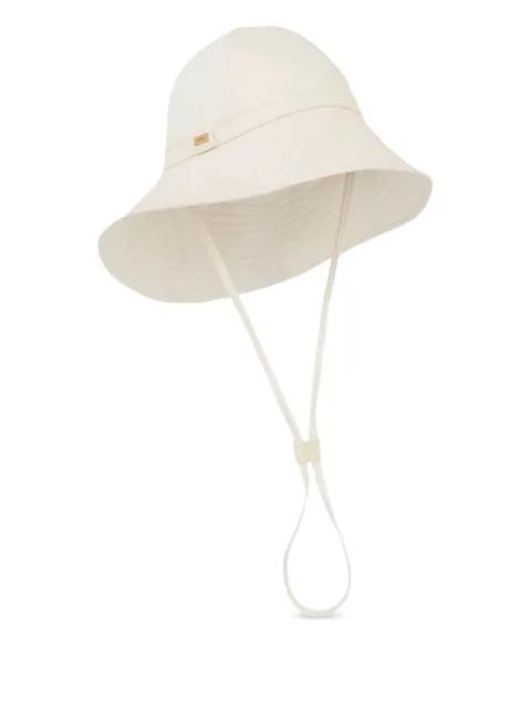 Chloé logo-plaque sun hat