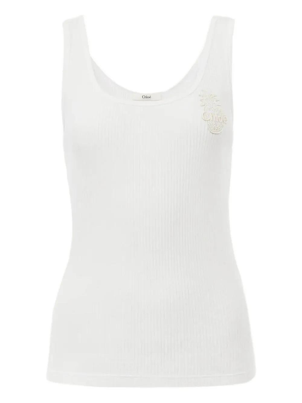 Chloé broderie-anglaise skirt Wit