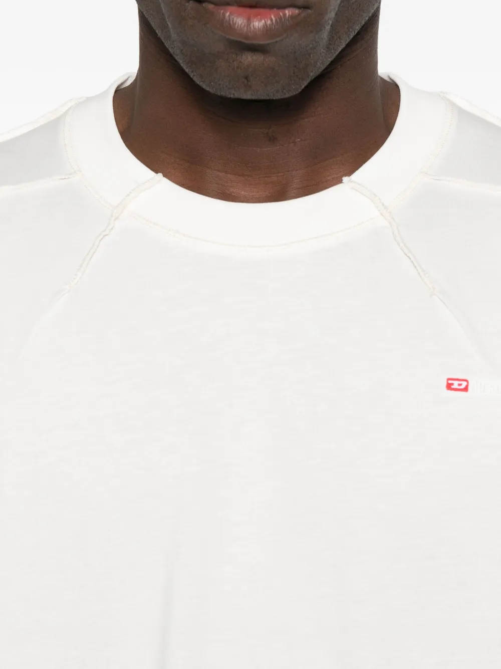 Diesel T-shirt met lange mouwen Wit