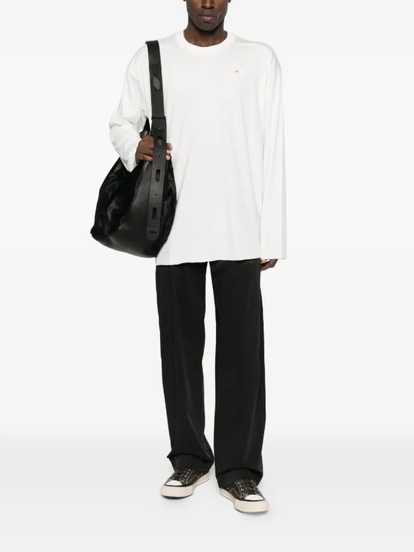 Diesel long-sleeve Panelled T-shirt | White | FARFETCH ZA