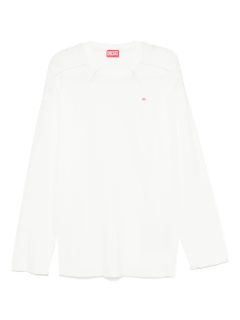 Diesel long-sleeve panelled T-shirt