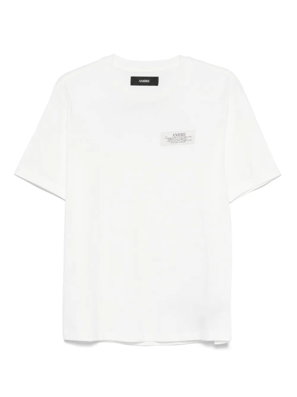 AMIRI playera con parche del logo | blanco | Image 1