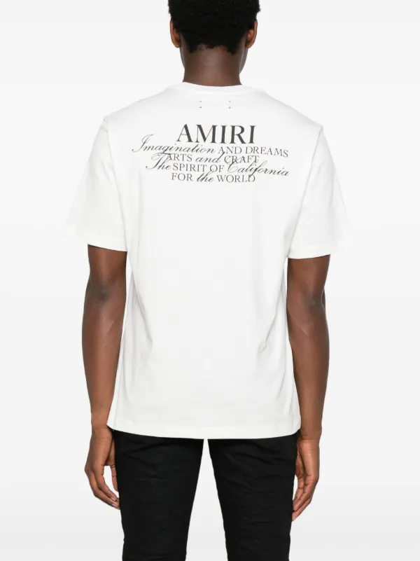 AMIRI ロゴ Tシャツ | ホワイト | FARFETCH JP