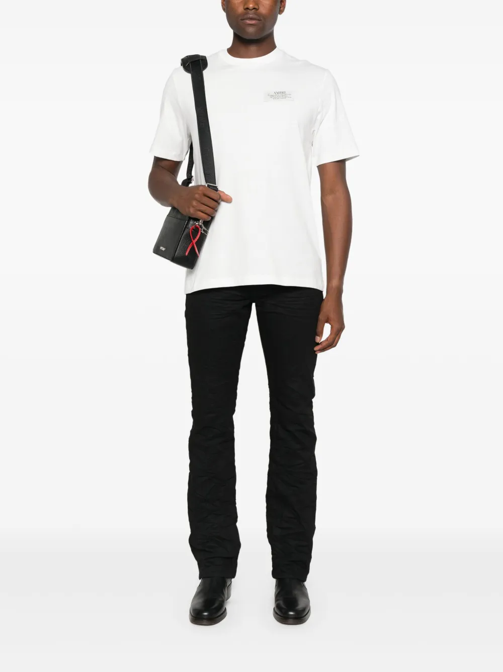 AMIRI logo-patch T-shirt - Wit
