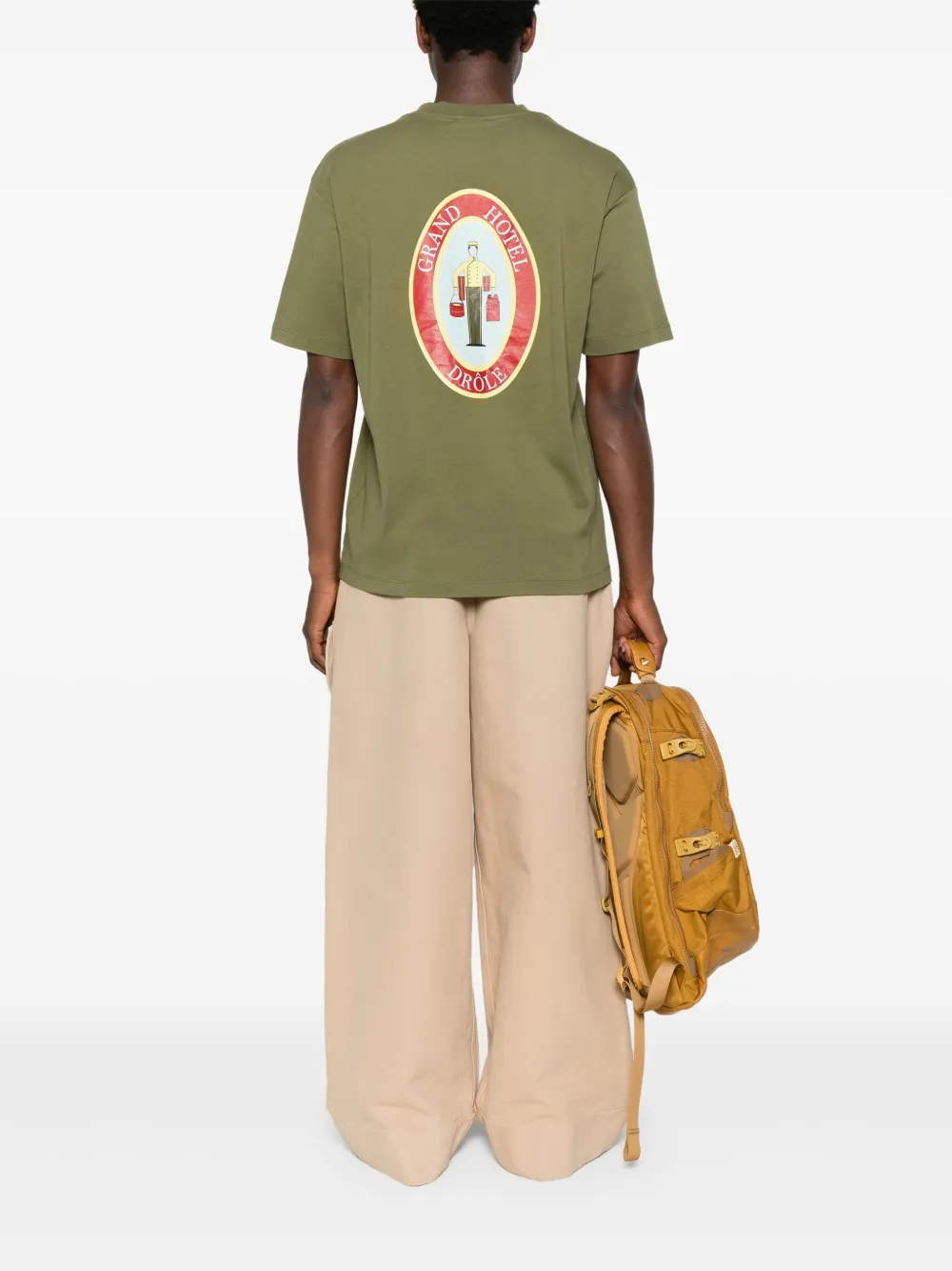 Drôle De Monsieur graphic-print T-shirt - Groen