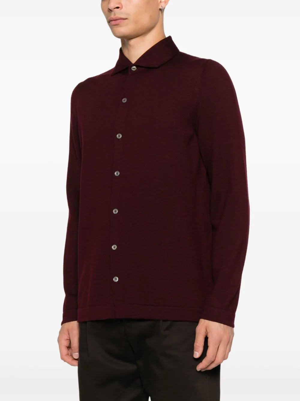 Tagliatore Overhemd met lange mouwen Rood