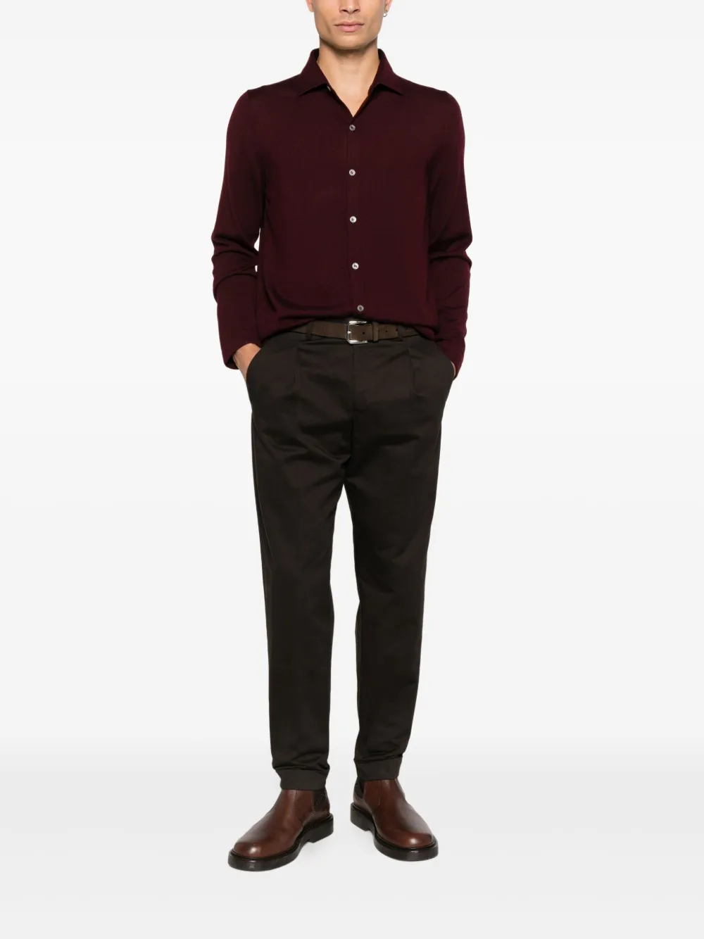 Tagliatore long-sleeve shirt - Rood