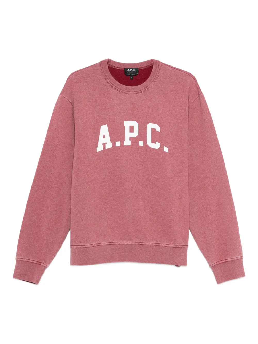 A.P.C. logo-print sweatshirt | Pink | Image 1