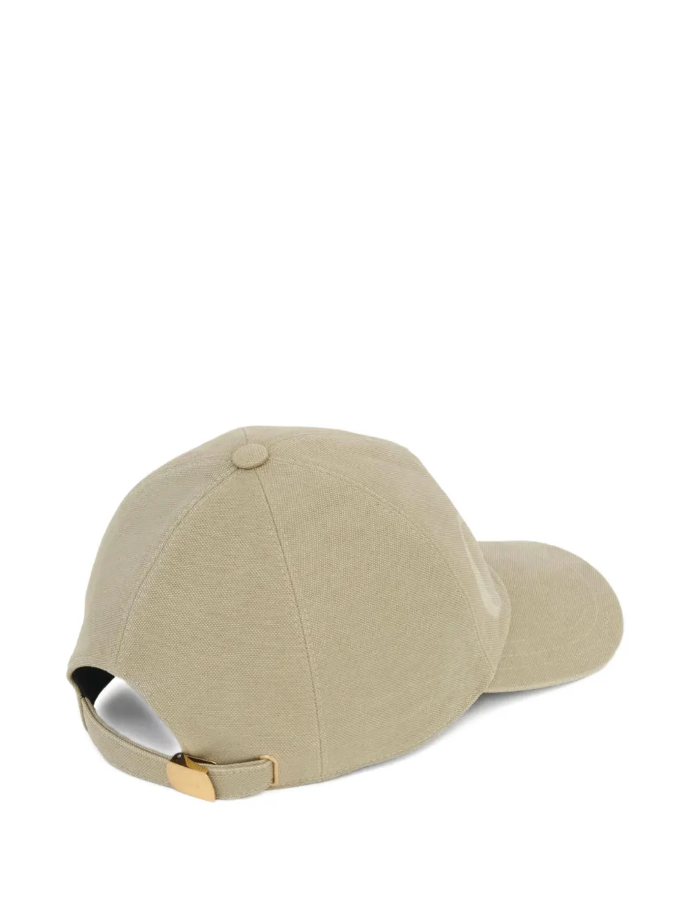 Chloé logo-print baseball cap Beige