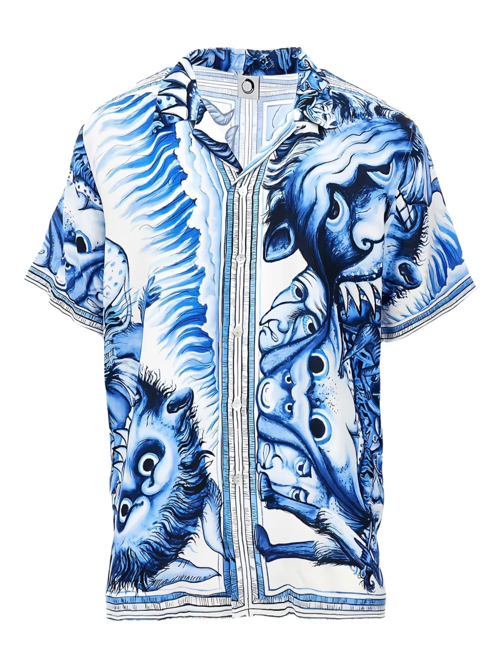 Endless Joy graphic-print shirt | Blue | Image 1