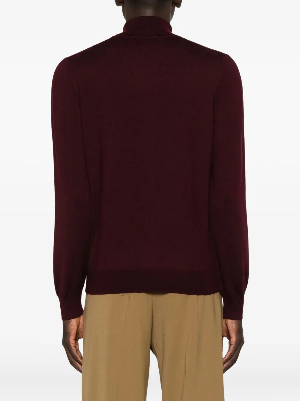 Tagliatore Turtleneck Sweater Long Sleeves In Brown