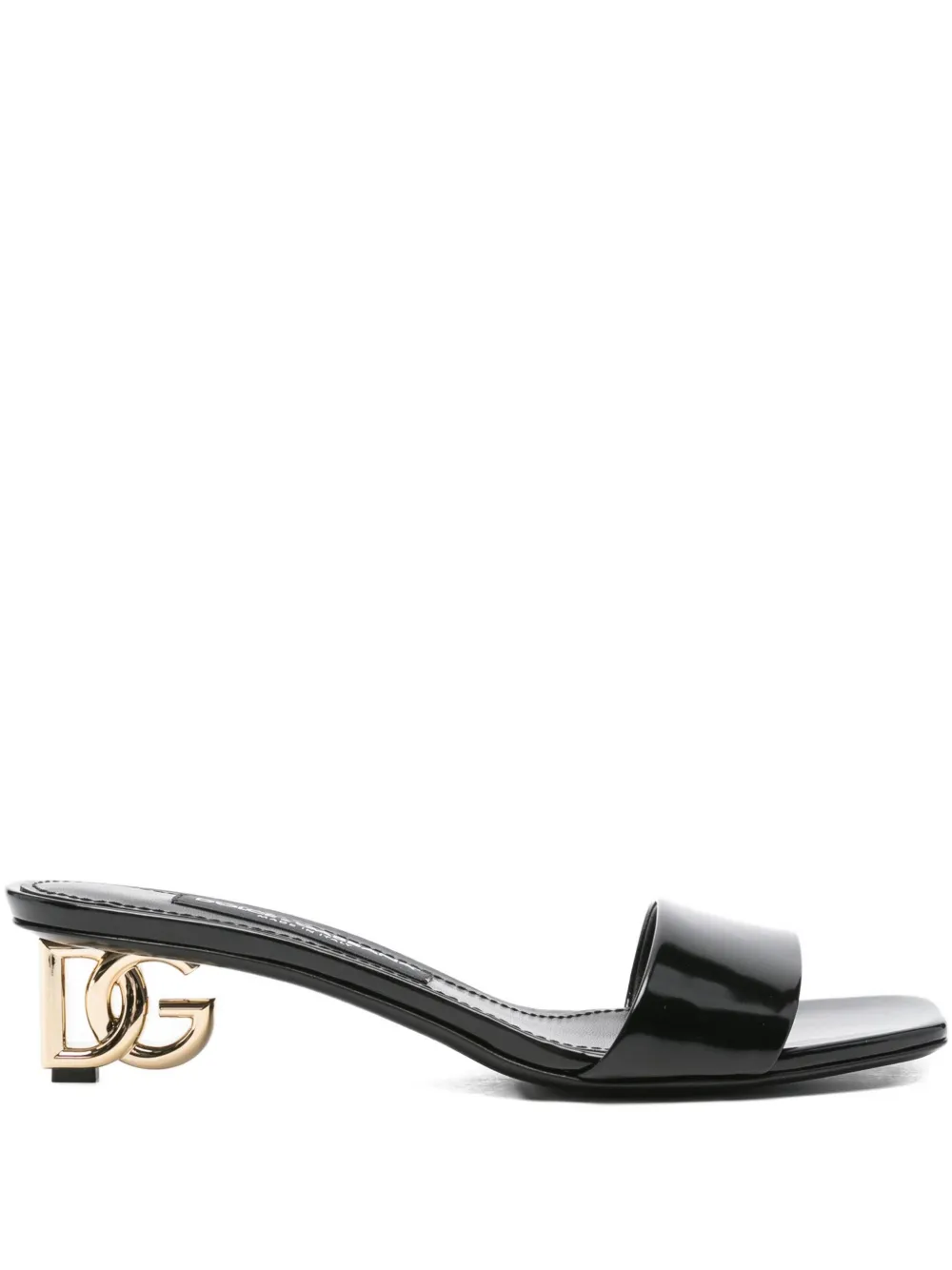 Dolce & Gabbana 50mm logo-detail sandals Black
