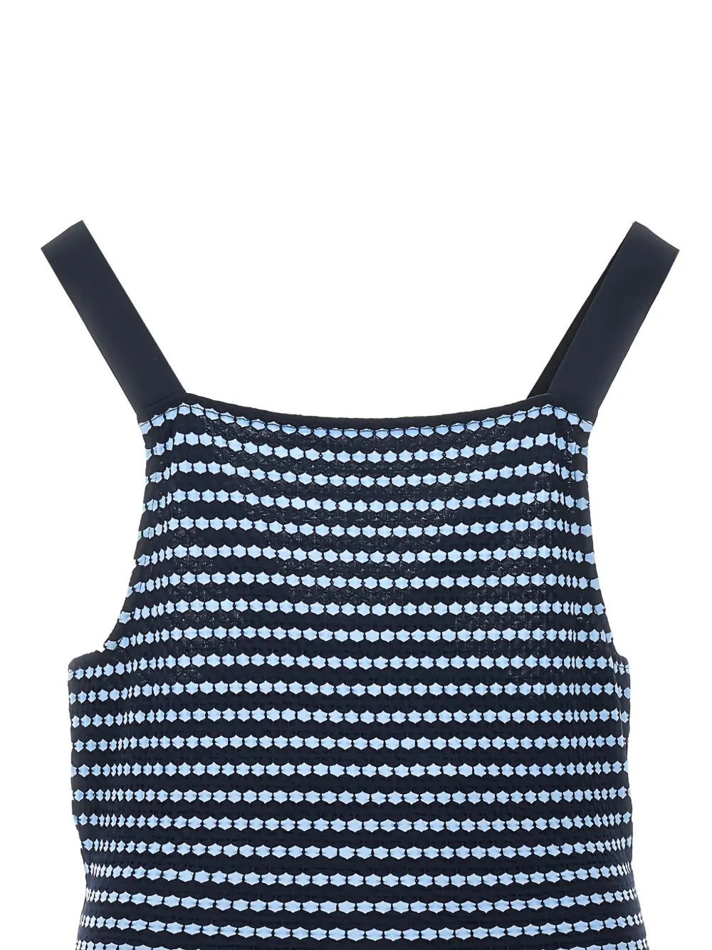 Emporio Armani Tweekleurige tanktop Blauw