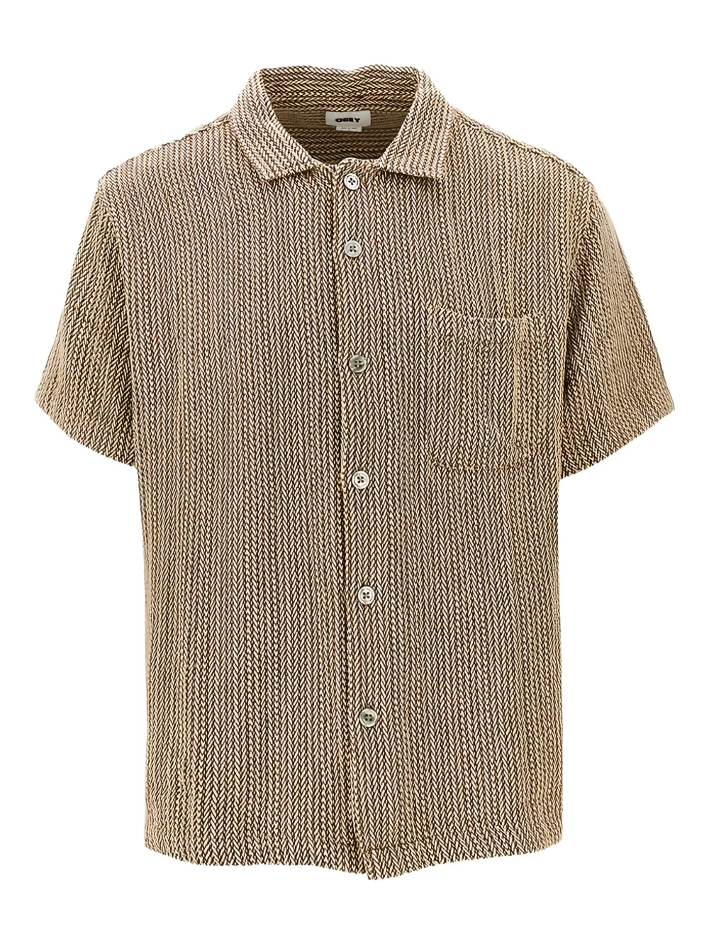 Obey chemise en coton | tons neutres | Image 1